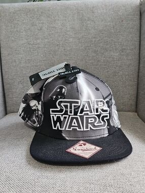 Original Snapback Star Wars Black & Gray Mens Hat
